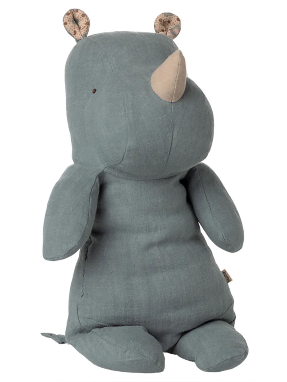 Maileg Safari Friends Plush Rhino, Medium